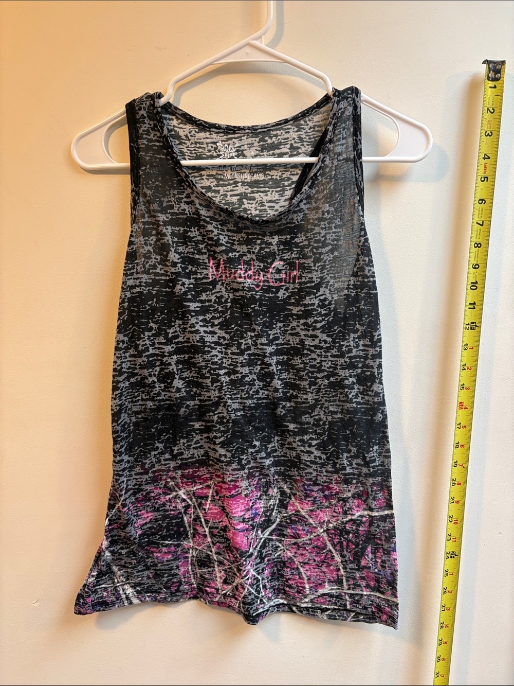 Black & Pink Graphic Tank Top